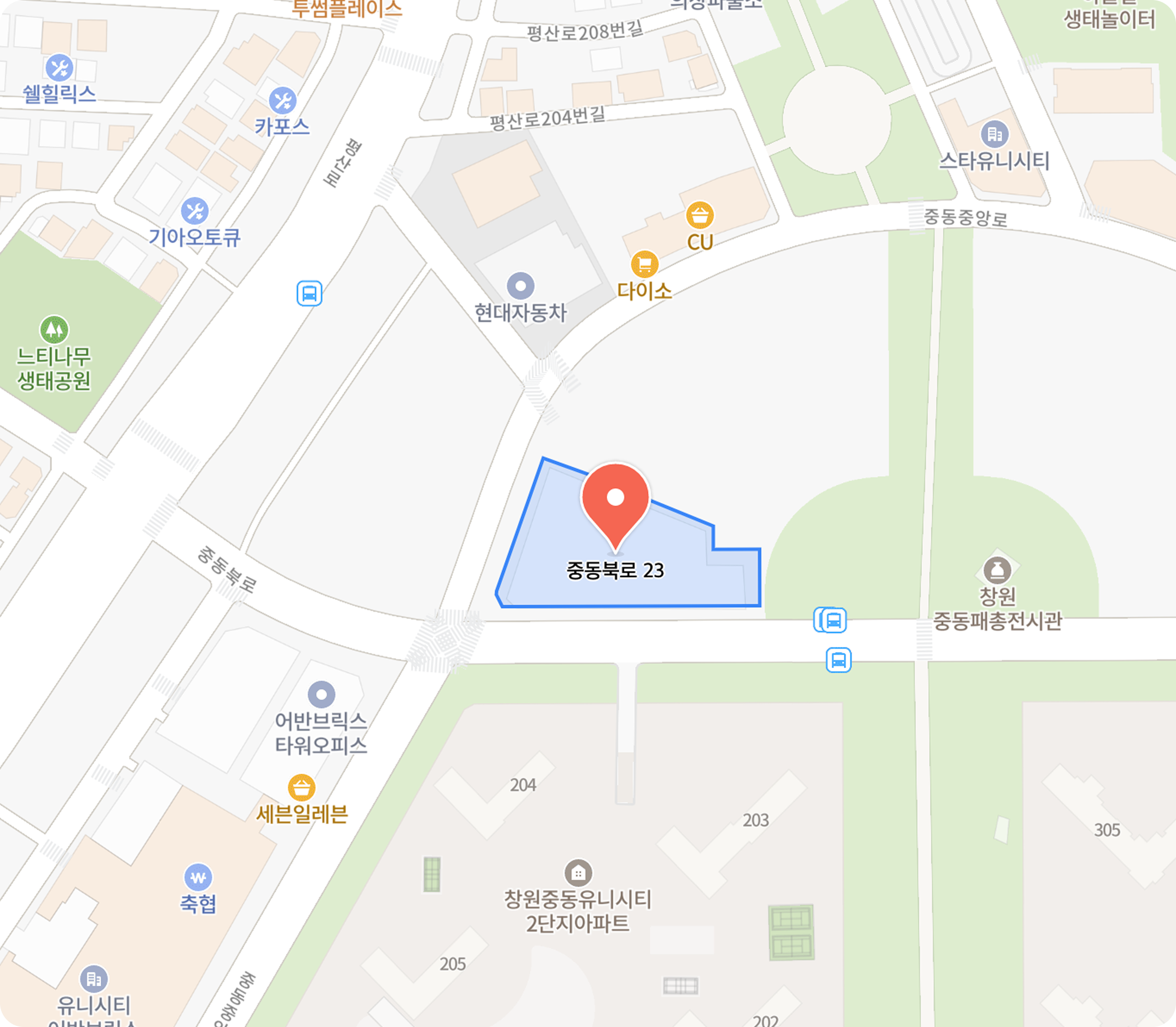 본사 지도