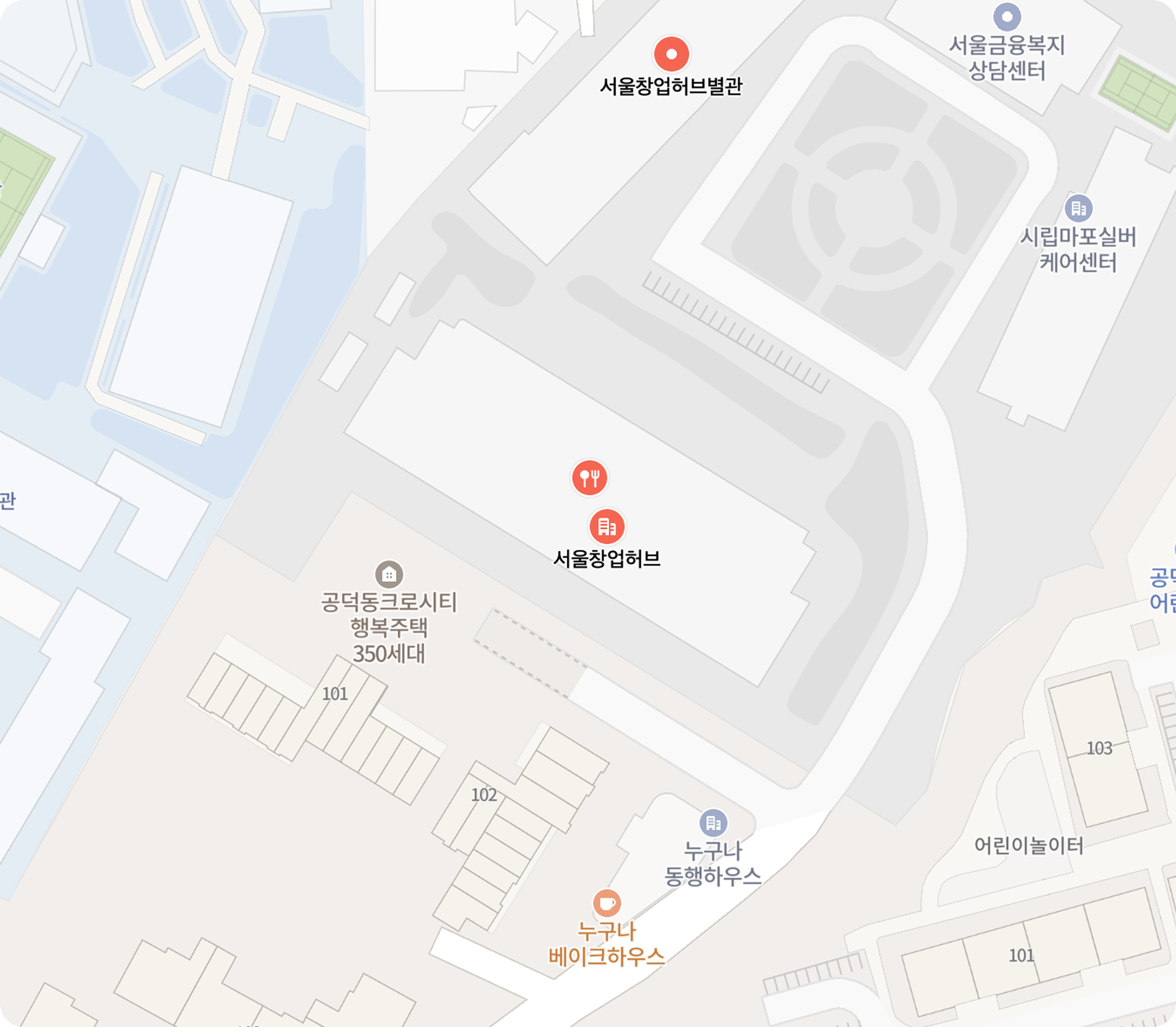 R&D 센터 지도