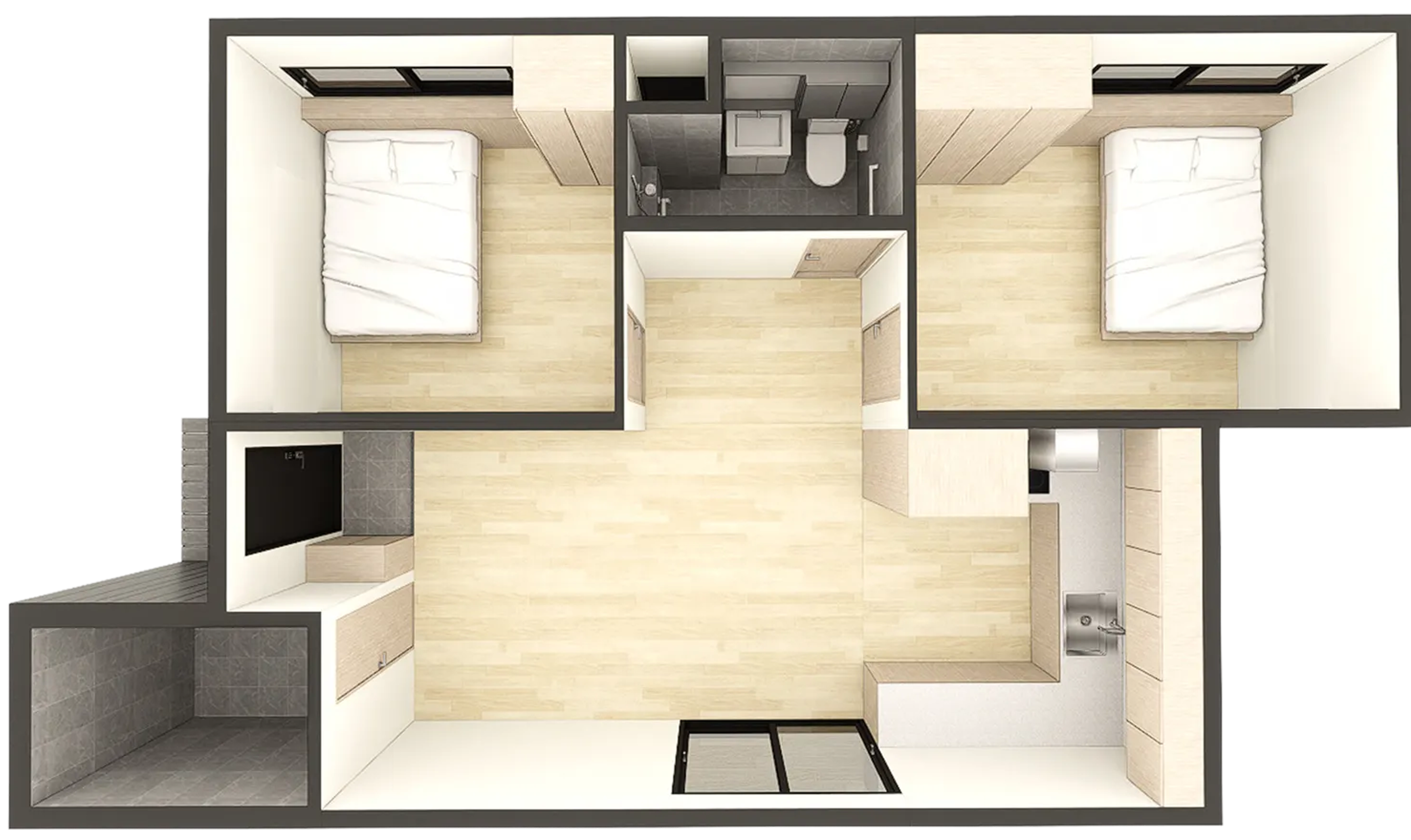 S-HAUS 평면도